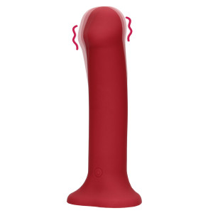 Gode Vibrant PALIK L 17 x 4.5cm Rouge