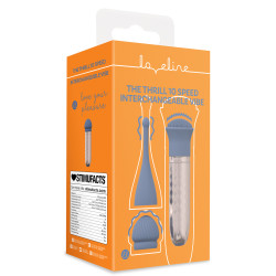 Mini Vibro avec 3 embouts THRILL Bleu 2