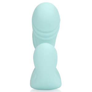Double Plug Vibrant THREE IN ONE 10 x 3.2cm Bleu