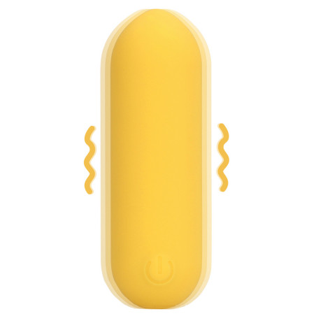 Mini vibro YELLOWSMOOTH 6 x 2.3cm par Loveline