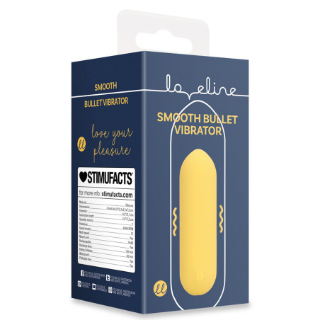 Mini vibro YELLOWSMOOTH 6 x 2.3cm par Loveline
