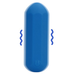 Mini-Vibro JET HEXA 6 x 2.3cm Bleu