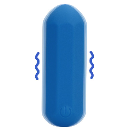 Mini-Vibro JET HEXA 6 x 2.3cm Bleu