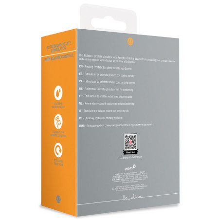 Stimulateur Prostatique Vibrant Rotatif GOTHAMEY 11.5 x 3.4cm Gris