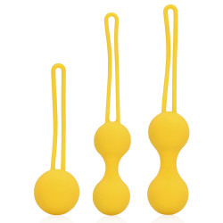 Kit d'entraînement Boules de Geisha THUMP BALLS Jaune