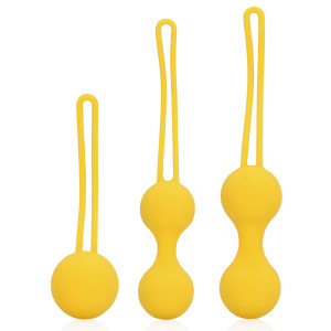 Kit d'entraînement Boules de Geisha THUMP BALLS Jaune