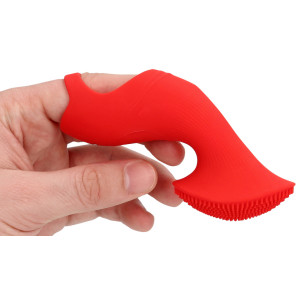 Gaine de Doigt Vibrante LEVER DE SOLEIL ROUGE