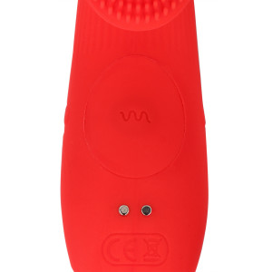 Gaine de Doigt Vibrante LEVER DE SOLEIL ROUGE