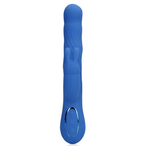 Vibro Rabbit JETSET 14 x 3.5cm Bleu
