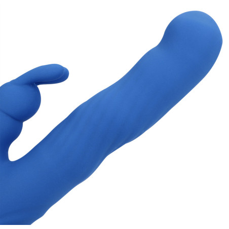 Vibro Rabbit JETSET 14 x 3.5cm Bleu