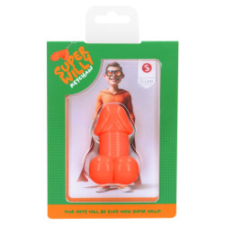 Porte-clés Pénis SUPER WILLY Orange 2