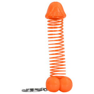 Porte-clés Pénis SUPER WILLY Orange