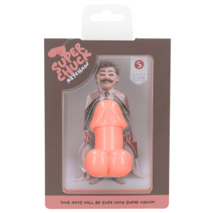 Porte-clés Pénis SUPER CHUCK Rose clair