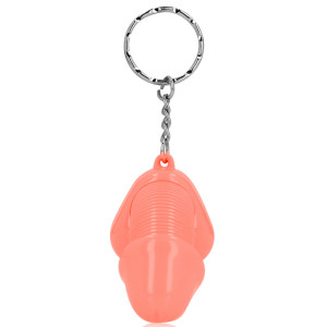 Porte-clés Pénis SUPER CHUCK Rose clair