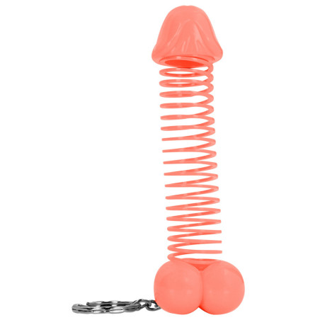 Porte-clés Pénis SUPER CHUCK Rose clair