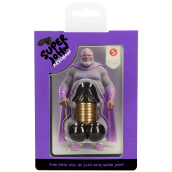 Porte-clés en forme Pénis SUPER JOHN Noir 2