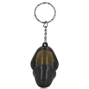 Porte-clés en forme Pénis SUPER JOHN Noir