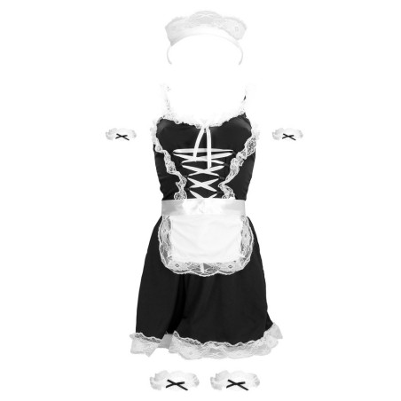 Costume de soubrette sexy FRENCH MAID S/M