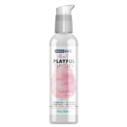 Lubrifiant 4 en 1 PLAYFUL FLAVORS 118ml Barbe à papa Rose