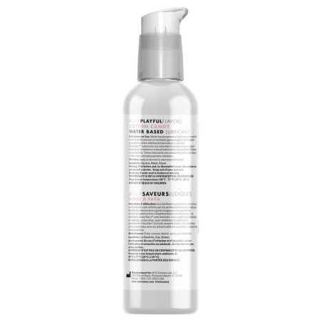 Lubrifiant 4 en 1 PLAYFUL FLAVORS 118ml Barbe à papa Rose