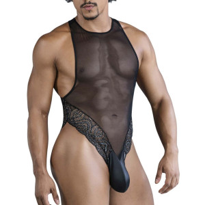 Body Dentelle sexy VESPASIO Noir
