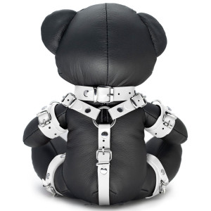 Ours en cuir EDDY The BDSM Teddy Bear Blanc