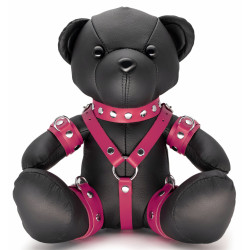 Ours en cuir EDDY The BDSM Teddy Bear Rose