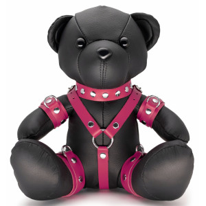 Ours en cuir EDDY The BDSM Teddy Bear Rose