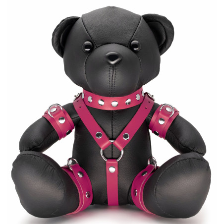 Ours en cuir EDDY The BDSM Teddy Bear Rose
