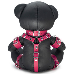 Ours en cuir EDDY The BDSM Teddy Bear Rose 2