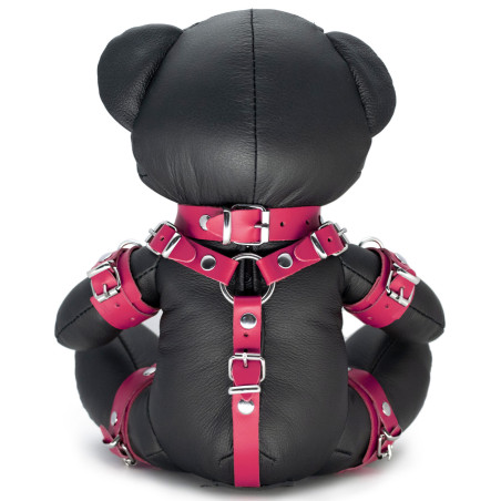 Ours en cuir EDDY The BDSM Teddy Bear Rose