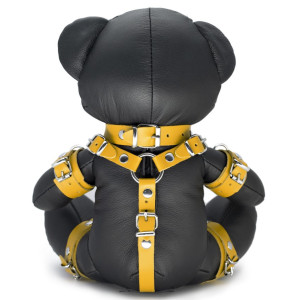 Ours en cuir EDDY The BDSM Teddy Bear Jaune