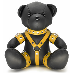 Ours en cuir EDDY The BDSM Teddy Bear Jaune