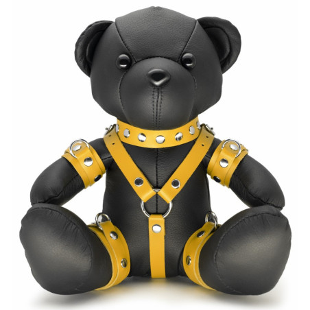 Ours en cuir EDDY The BDSM Teddy Bear Jaune