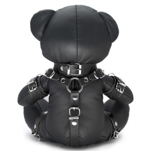 Ours en cuir EDDY The BDSM Teddy Bear Noir