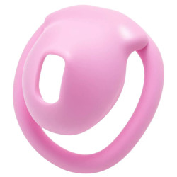 Mini cage de chasteté JUST LOCK 3.5 x 3.3 cm Rose