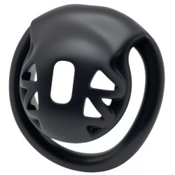 Mini cage de chasteté ZERODIK 3.5 x 3.3 cm Noire