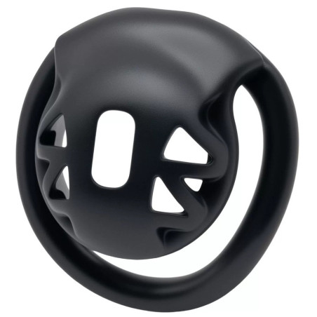Mini cage de chasteté ZERODIK 3.5 x 3.3 cm Noire