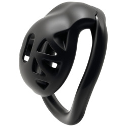Mini cage de chasteté ZERODIK 3.5 x 3.3 cm Noire 2