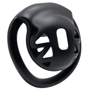 Mini cage de chasteté ZERODIK 3.5 x 3.3 cm Noire