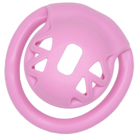Mini cage de chasteté ZERODIK 3.5 x 3.3 cm Rose
