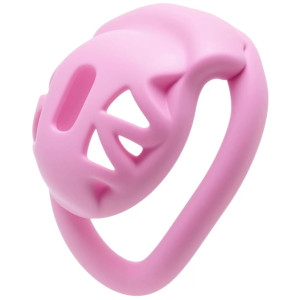 Mini cage de chasteté ZERODIK 3.5 x 3.3 cm Rose