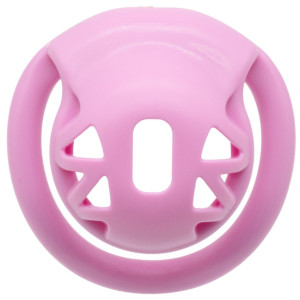 Mini cage de chasteté ZERODIK 3.5 x 3.3 cm Rose
