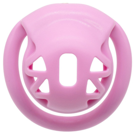 Mini cage de chasteté ZERODIK 3.5 x 3.3 cm Rose