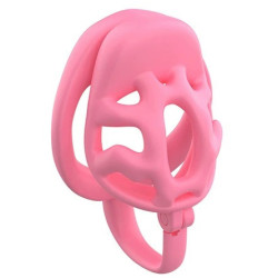 Cage de chasteté SPLITLOCK S 4 x 3.5 cm Rose 2