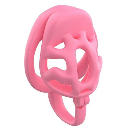 Cage de chasteté SPLITLOCK S 4 x 3.5 cm Rose