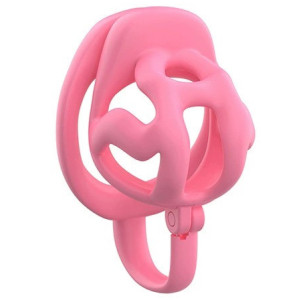 Cage de chasteté SPLITLOCK M 5 x 3.5 cm Rose