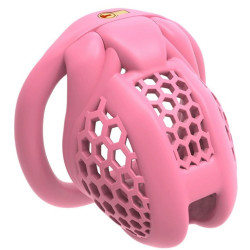 Cage de chasteté MAYAK Rose M de 5.5 x 3.3 cm 2