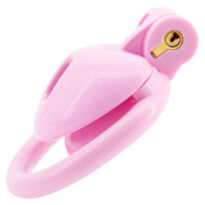Cage de chasteté MINI HEART Cœur Rose de CockLock
