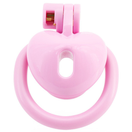 Cage de chasteté MINI HEART Cœur Rose de CockLock